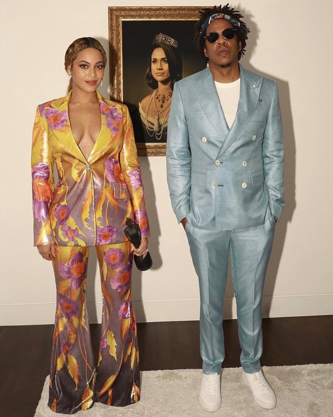 SPOTTED: Jay Z and Beyonce Suited & Booted for Brit Award Acceptance