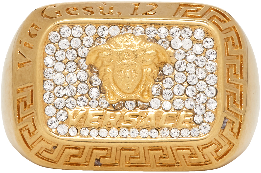 Versace Drops an Array of Medusa-Branded Rings