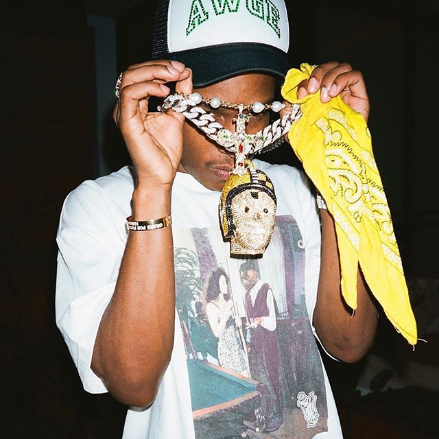 SPOTTED: ASAP Rocky Flexes in AWGE Hat & TESTING Jewellery – PAUSE Online