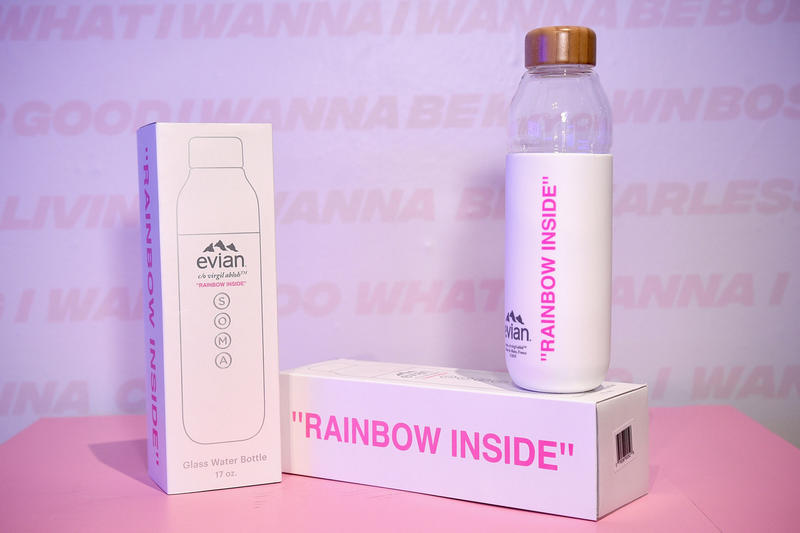 Take a Look at the First Virgil Abloh-Designed Evian Water Bottle