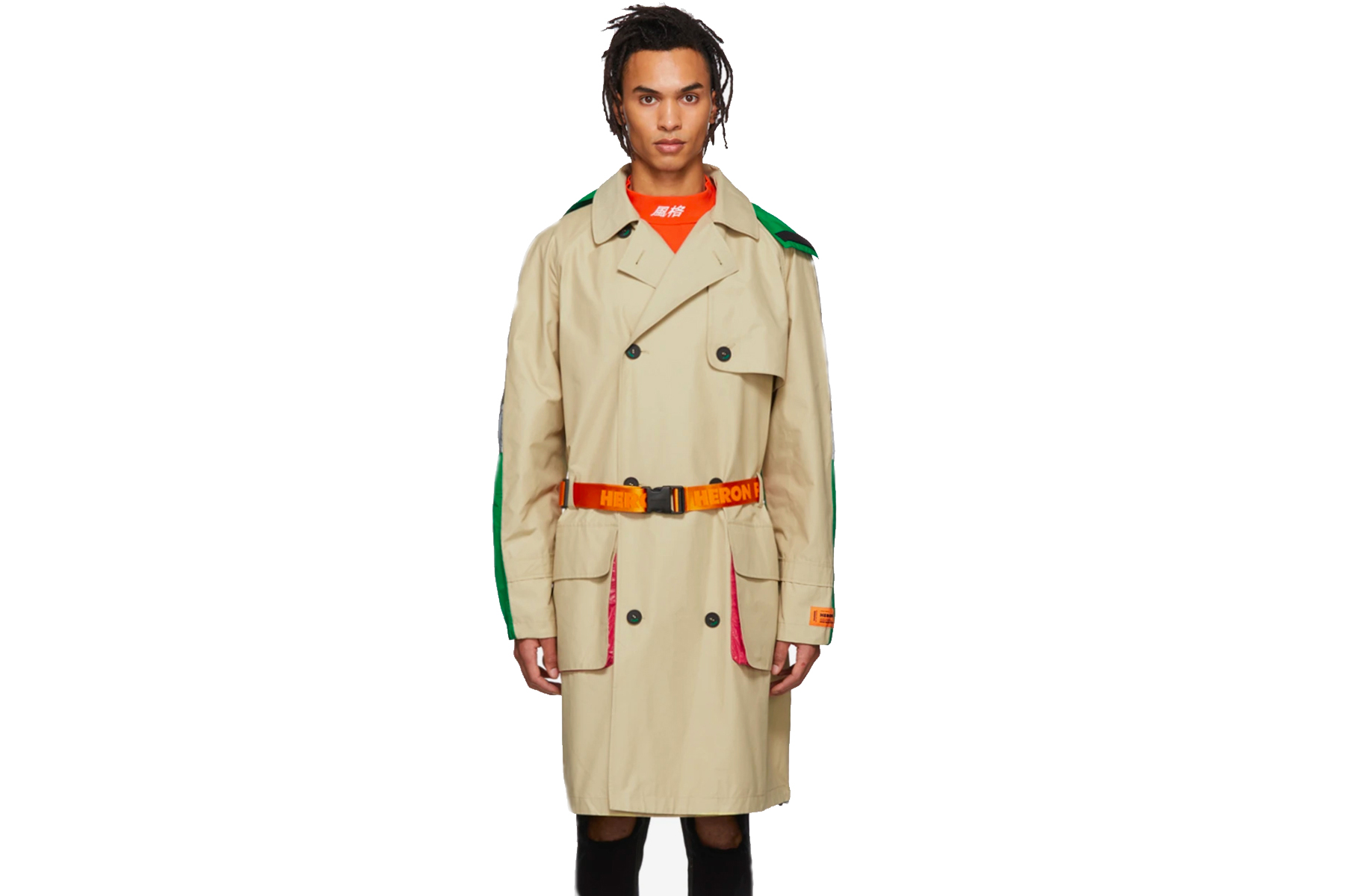 Heron Preston Shows Us His Take on the Classic Trench Coat