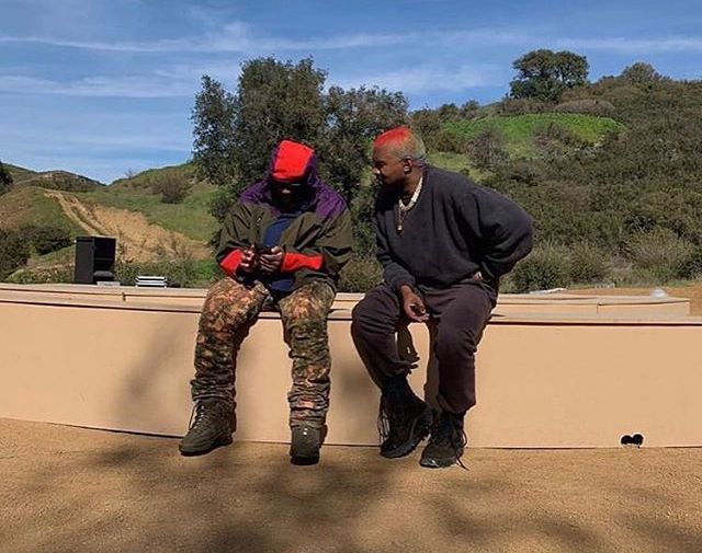 SPOTTED: Kanye West & ASAP Bari Get Ready for Kanye’s Sunday Service