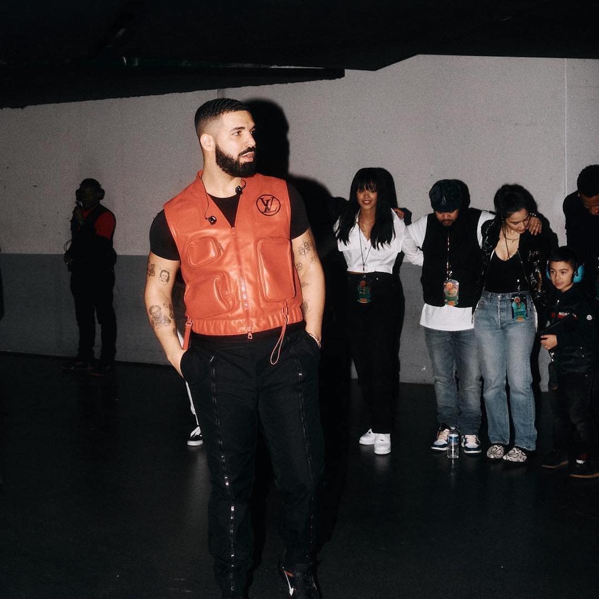 SPOTTED: Drake Wearing Louis Vuitton by Virgil & Nike
