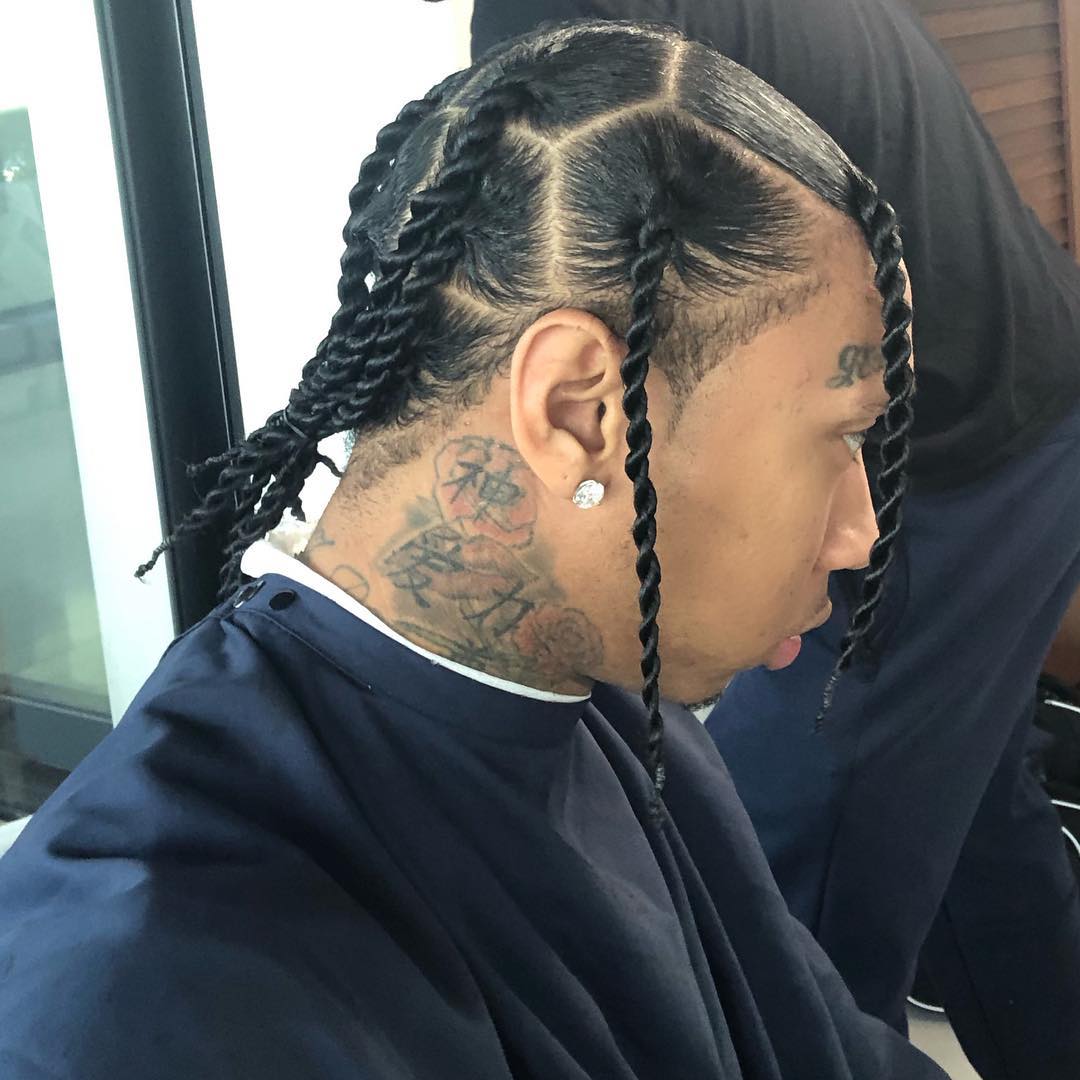PAUSE or Skip: Tyga Sports Tidy New Parted Braids