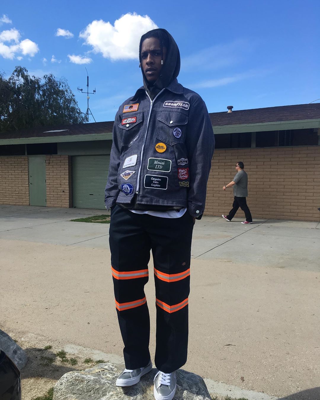 SPOTTED: ASAP Rocky in Dickies & Golf Le Fleur x Converse – PAUSE ...