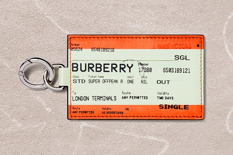 Burberry’s Train Ticket-Inspired Keyring is the Key to Exclusive Sneaker Drop