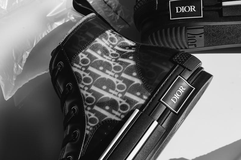 Dior Drops B23 Sneaker in “Black Oblique”