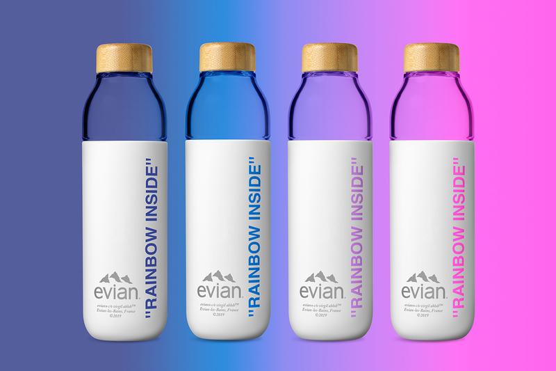 A Restock of the Evian By Virgil Abloh Soma Bottles is On The Way