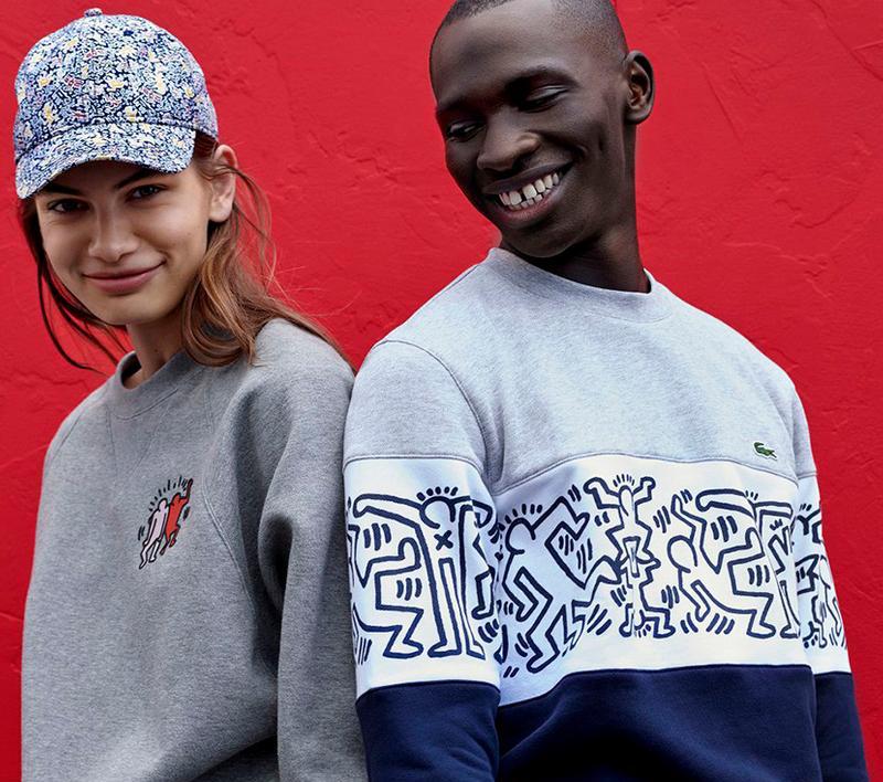 Lacoste & Keith Haring Unveil Reworked Art Covered Classic Pieces