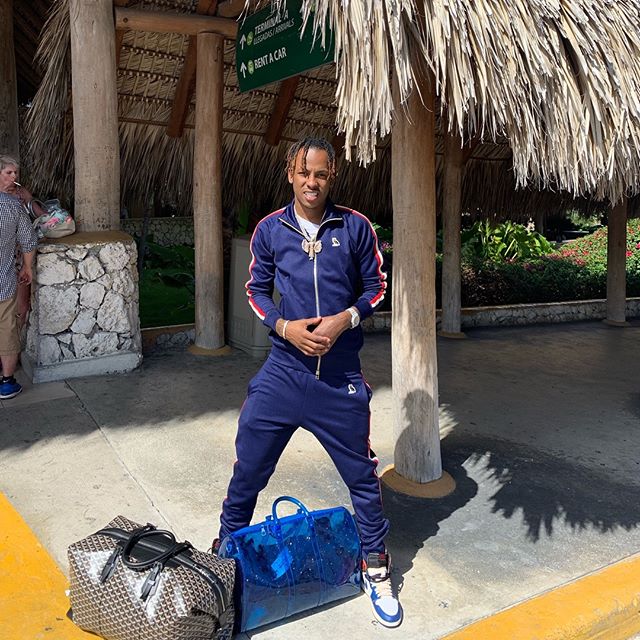 SPOTTED: Rich The Kid Shows Off His Goyard & Louis Vuitton by