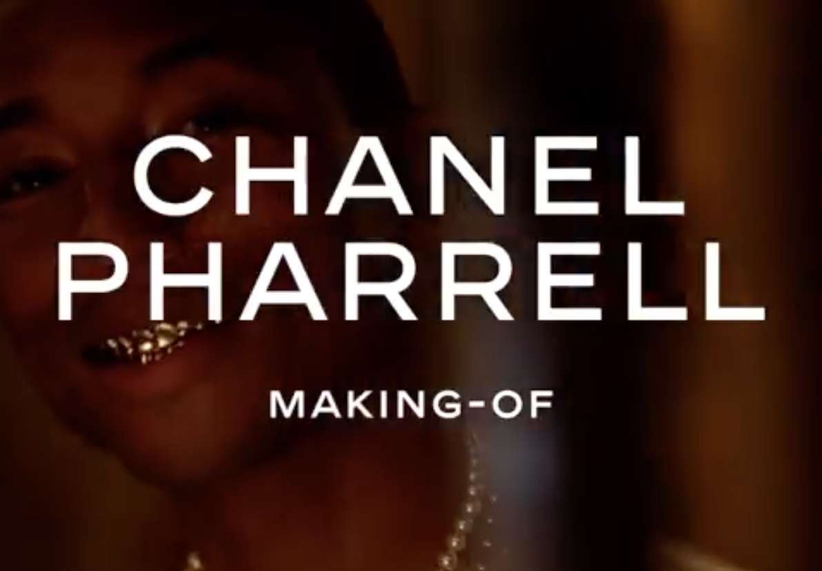 Pharrell Shares Behind The Scenes Look At ‘Chanel Pharrell’ Campaign