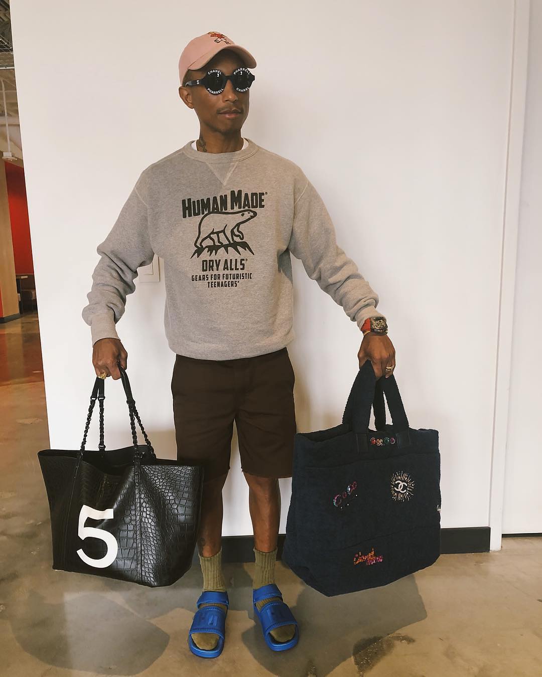SPOTTED: Pharrell Launches 'Chanel Pharrell' Collection in LA – PAUSE Online | Men's Fashion, Street Style, News Streetwear