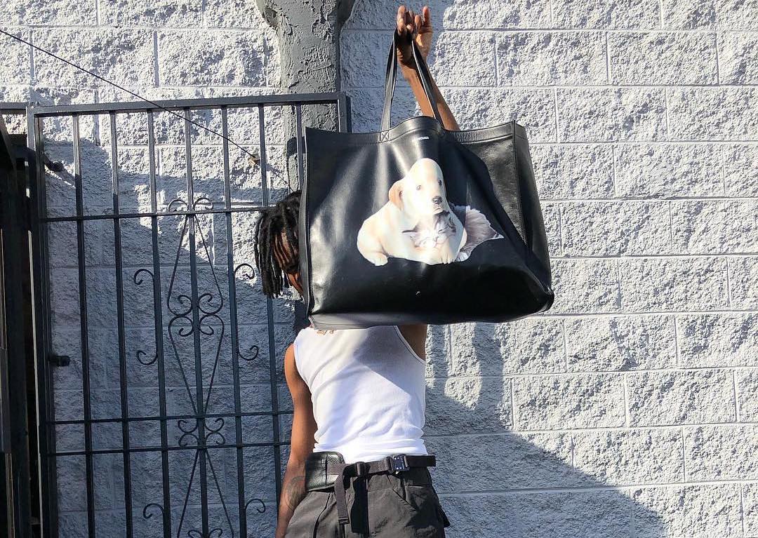 SPOTTED: Ian Connor Showing Off Balenciaga Bag