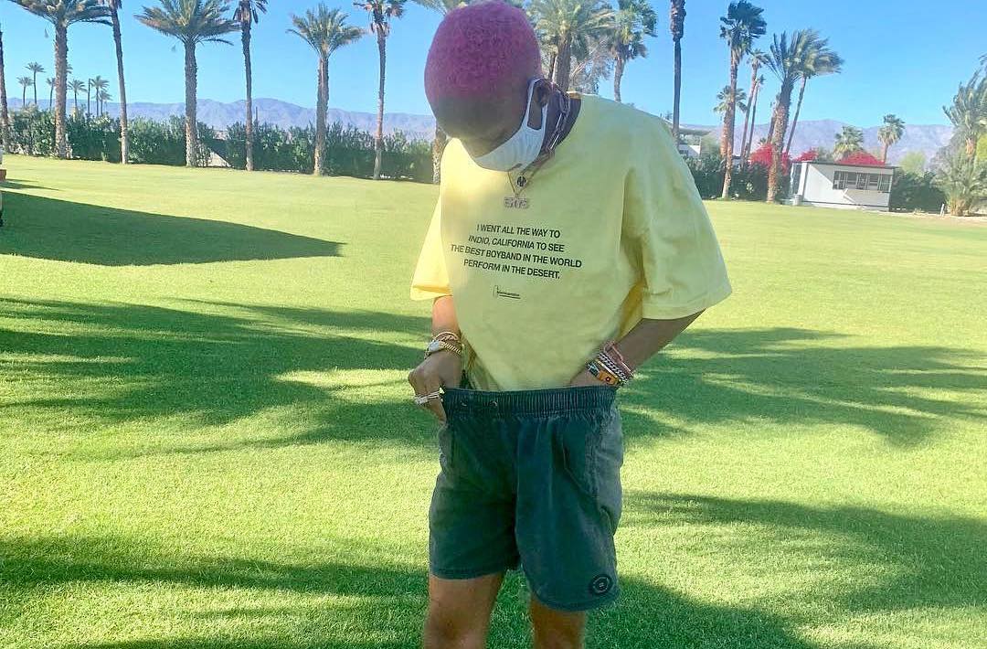 SPOTTED: Jaden Smith Opts for Neon at Coachella