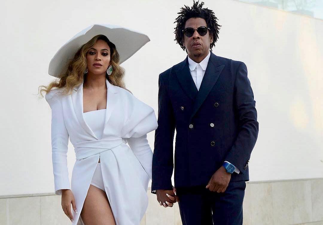 SPOTTED: JAY-Z & Beyonce Draped in Louis Vuitton By Virgil Abloh & Balmain