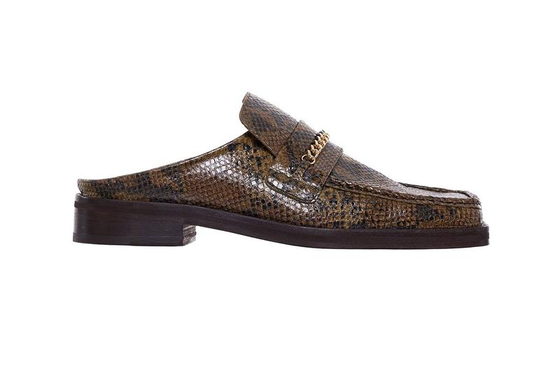 PAUSE or Skip: Martine Rose Square Toe Python Loafers