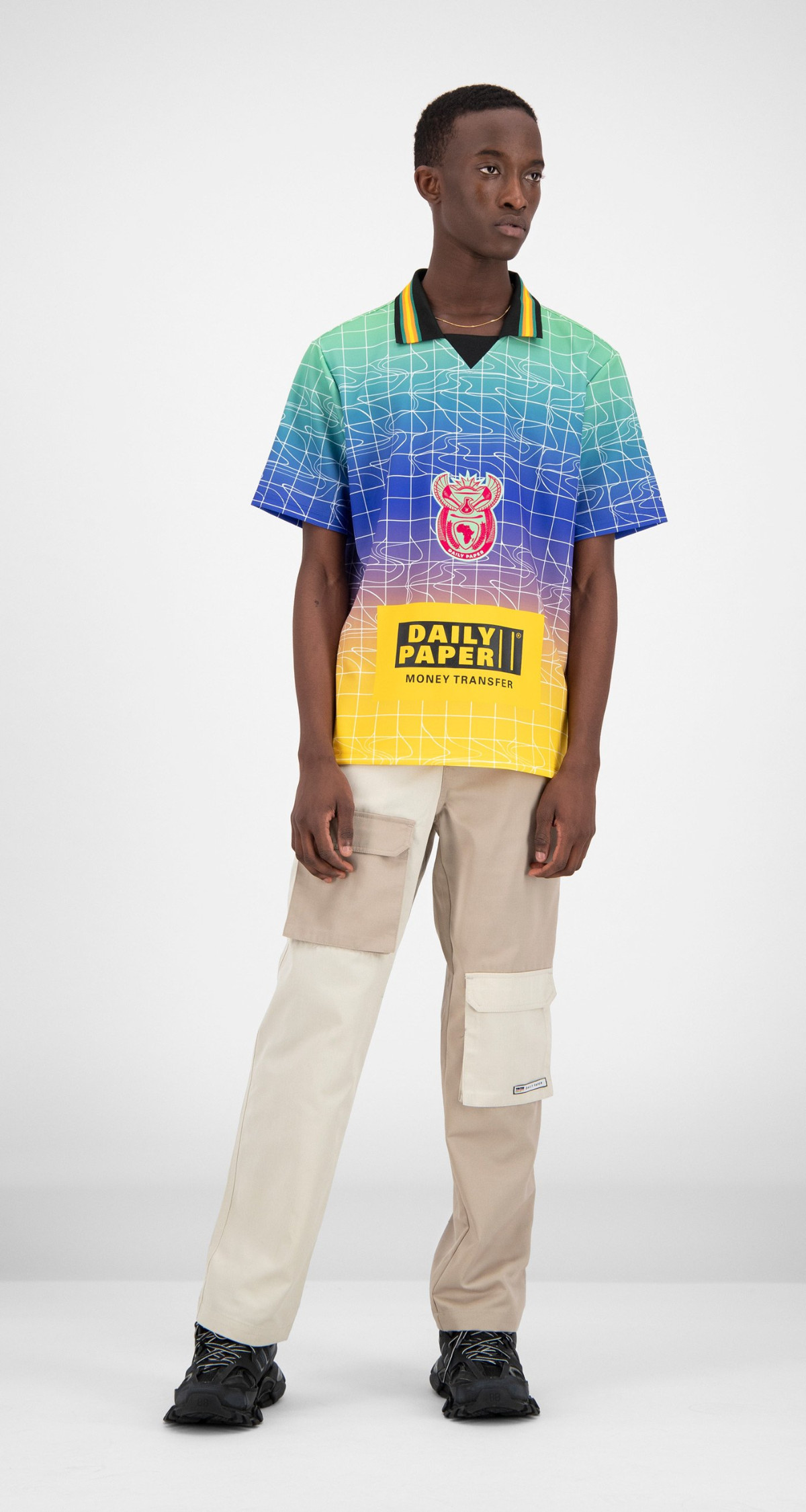 Daily Paper Tap Masego To Style Their Retro Inspired Football Shirts ...