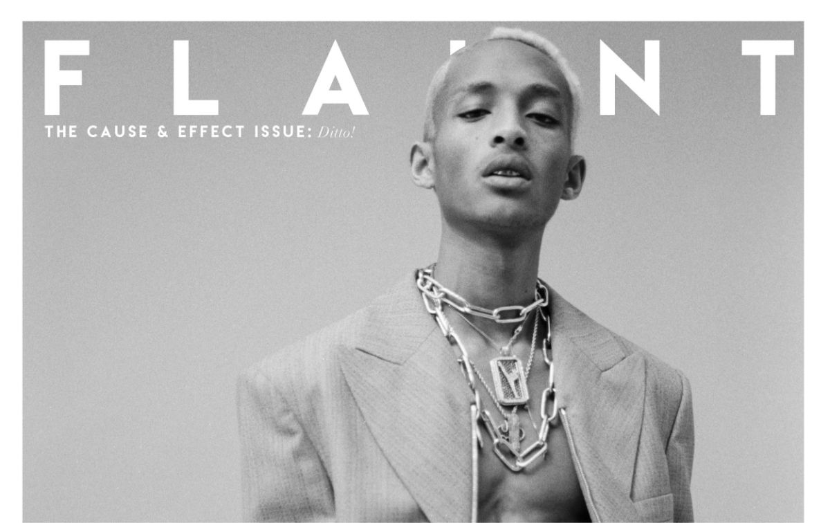 Jaden Smith Shaves Half of His Hair for the Cover of Flaunt Magazine