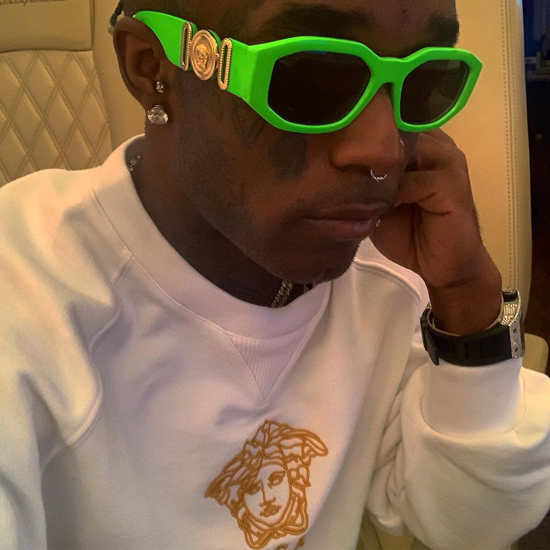 Louis Vuitton Grey Men's Waimea Sunglasses of Lil Uzi Vert on the Instagram  account @liluzivert