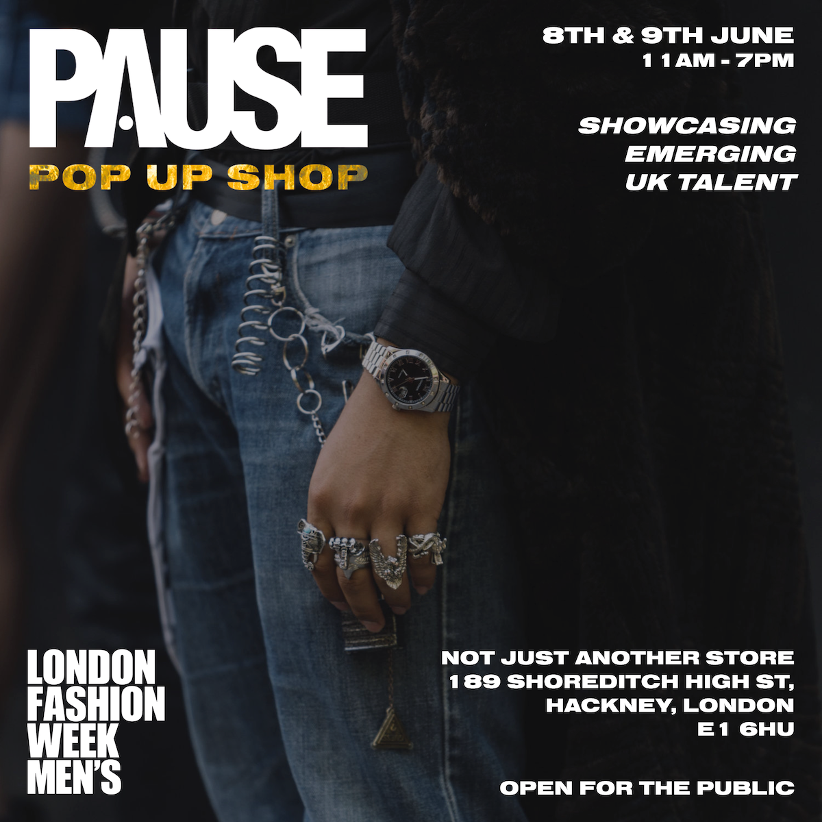 PAUSE Pop-Up Shop at London Fashion Week Men’s