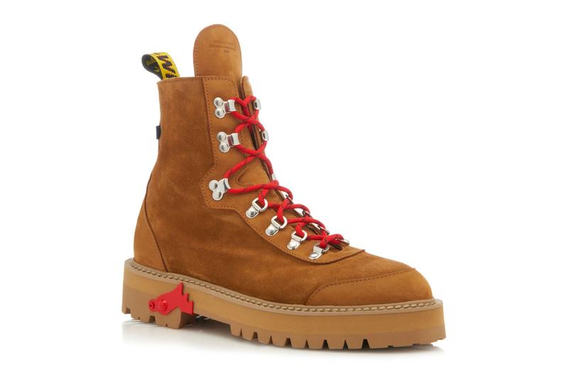 Off white hiker boots best sale