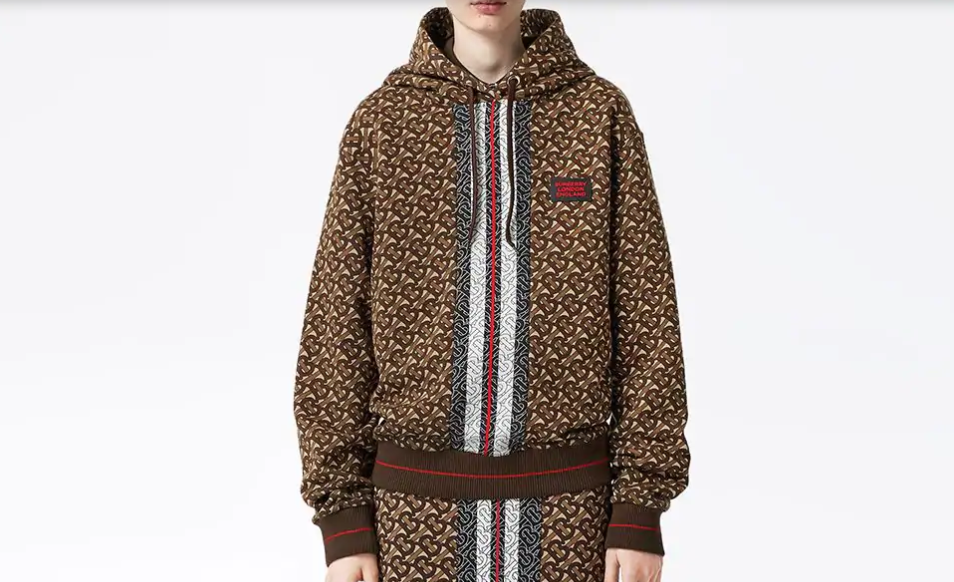 PAUSE or Skip: Burberry Monogram Print Hoodie