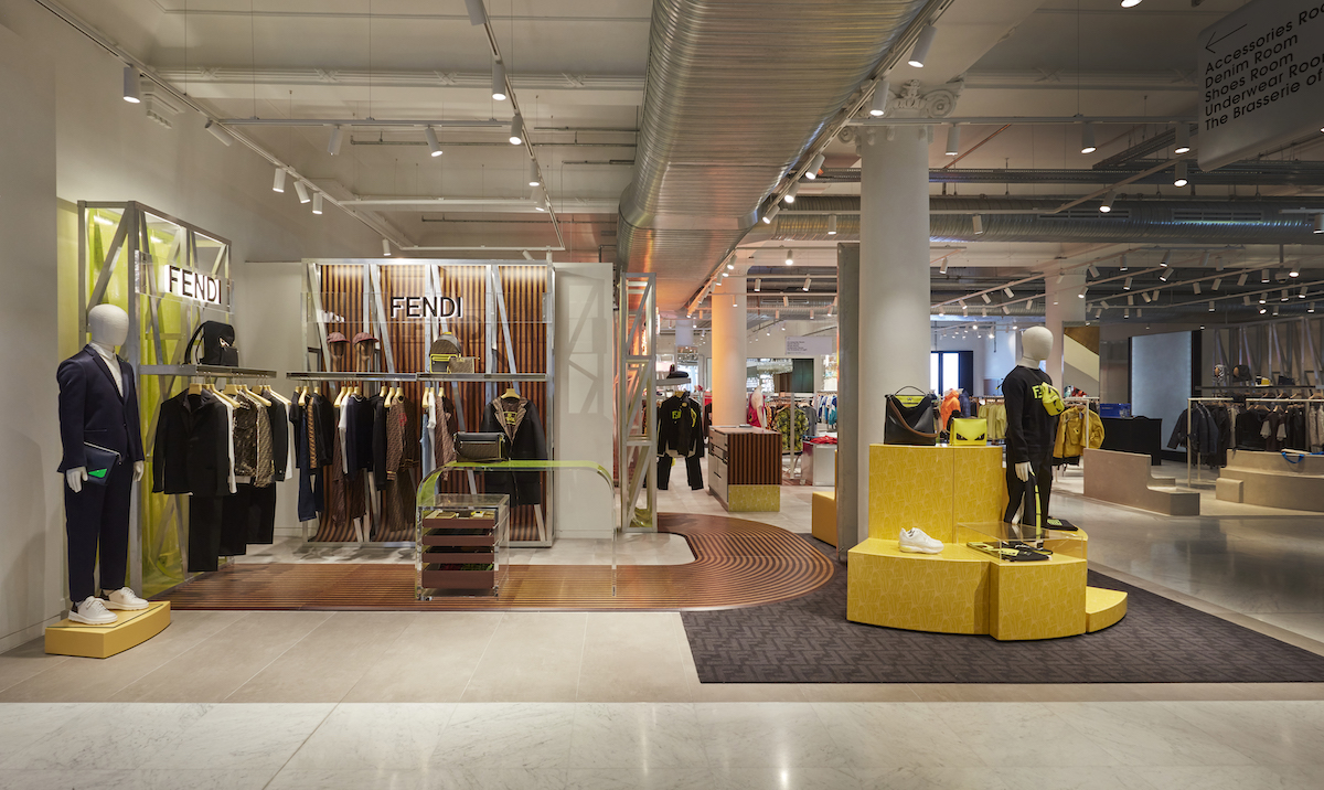 Fendi Opens Men’s Concept Store in Selfridges, London