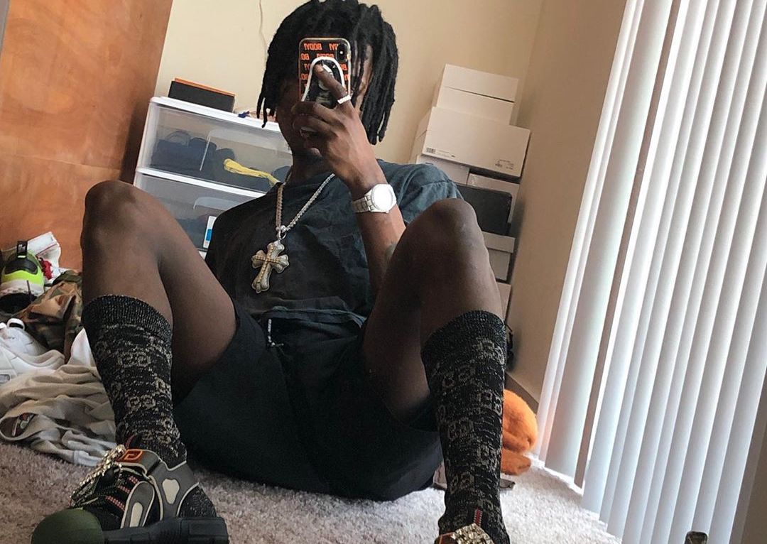 SPOTTED: Ian Connor in Bedazzled Gucci Sandals & Gucci Socks