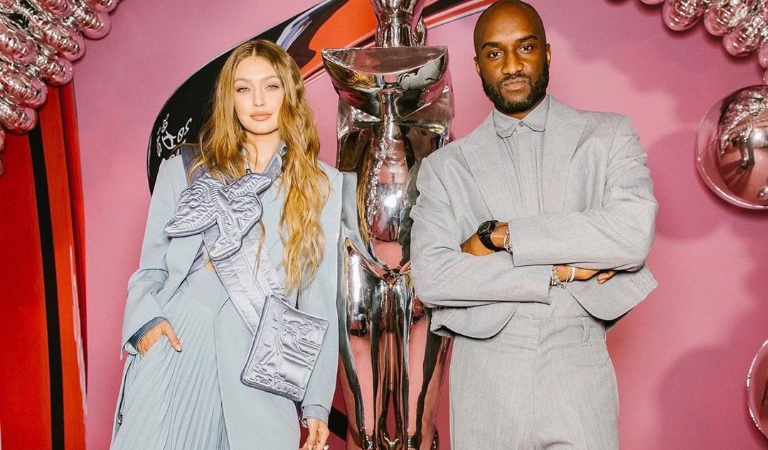 SPOTTED: Virgil Abloh & Gigi Hadid Draped in Louis Vuitton at CFDA Awards