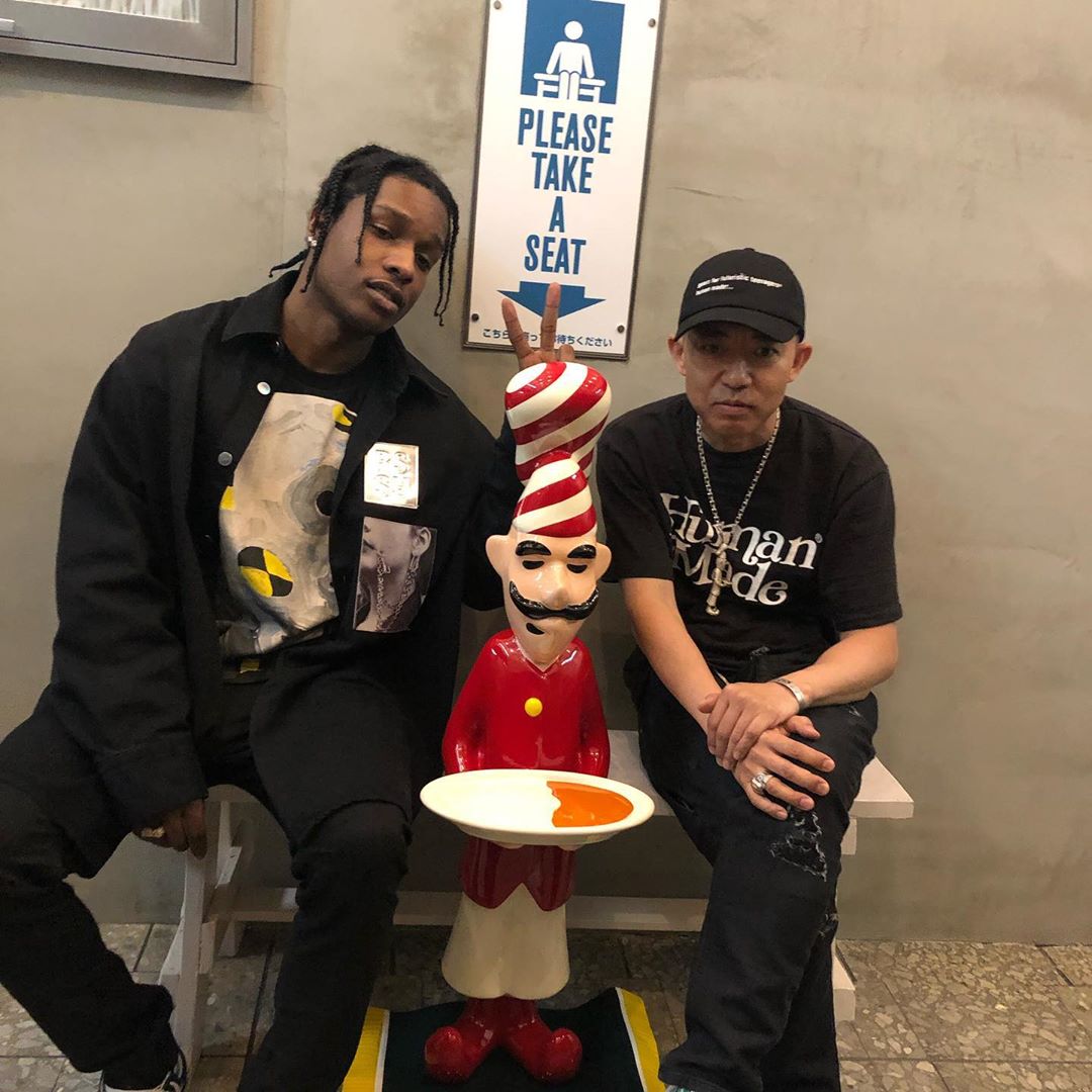 SPOTTED: ASAP Rocky in Dons Raf Simons in Toyko, Japan