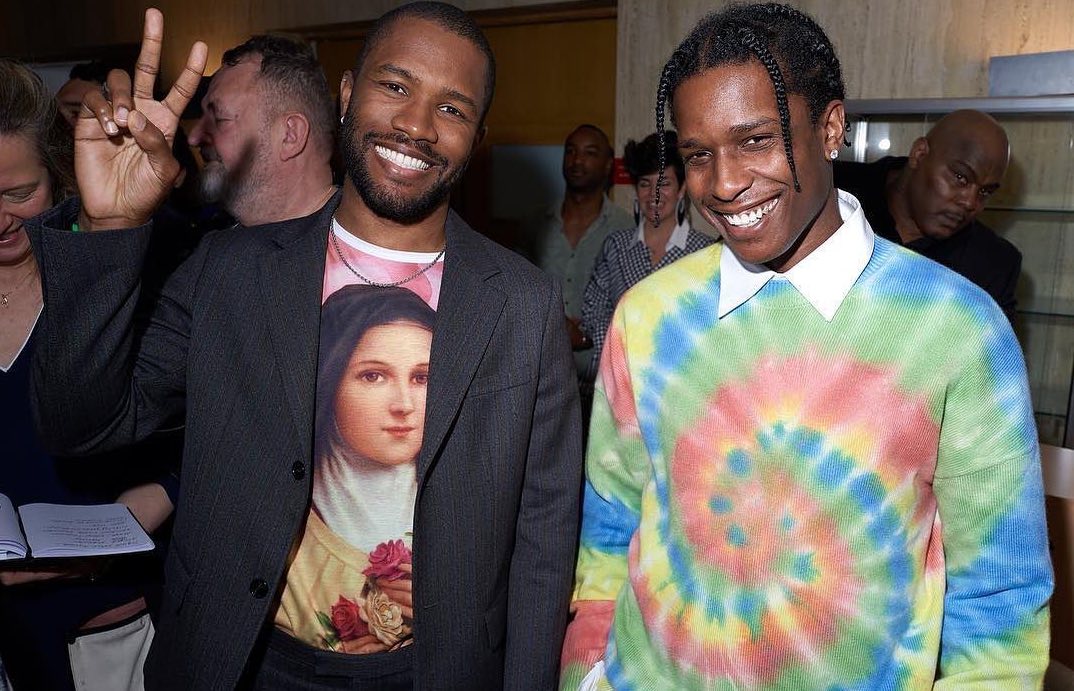 SPOTTED: Frank Ocean & ASAP Rocky at the Loewe SS20 Show