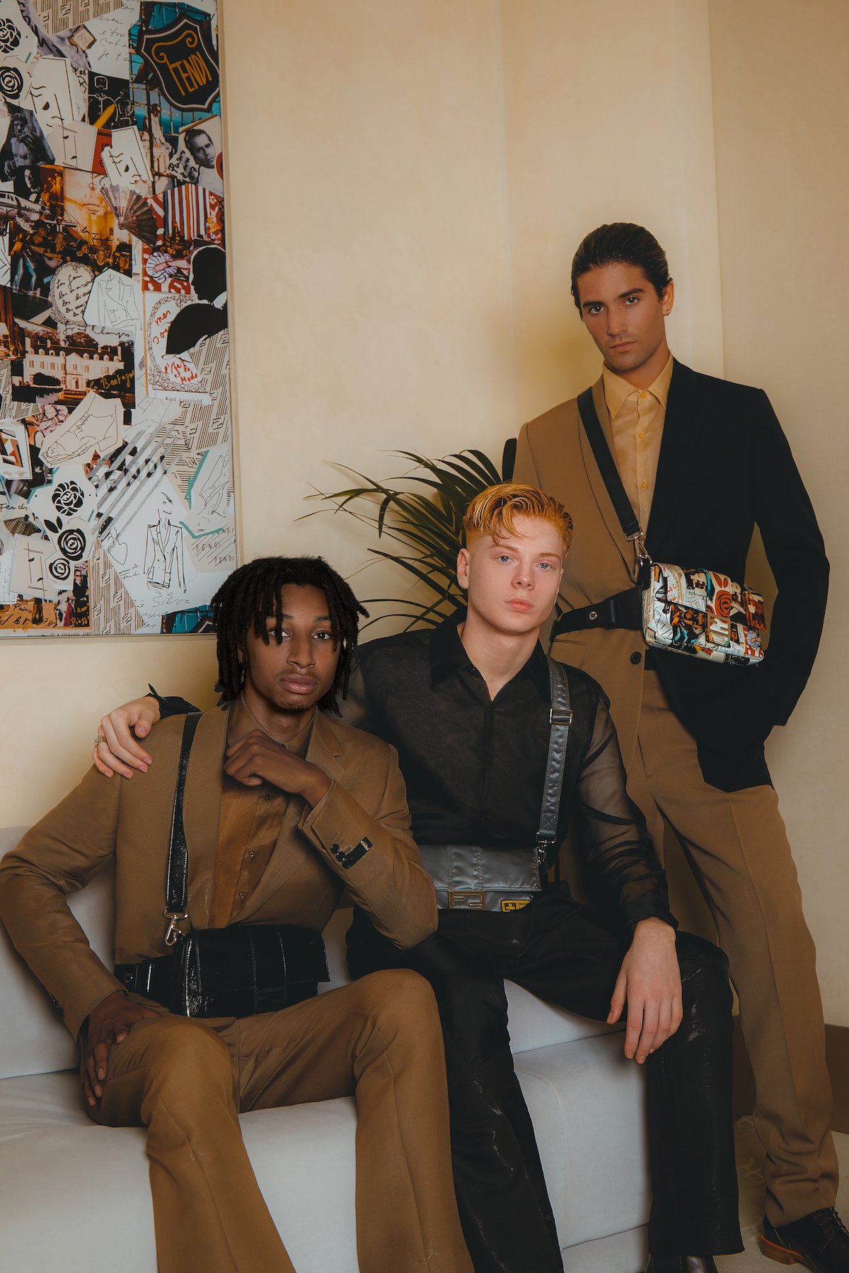 FENDI Launches New Baguette Bag and Campaign Featuring Leo Mandella, Marc Forne + Nasir Dean