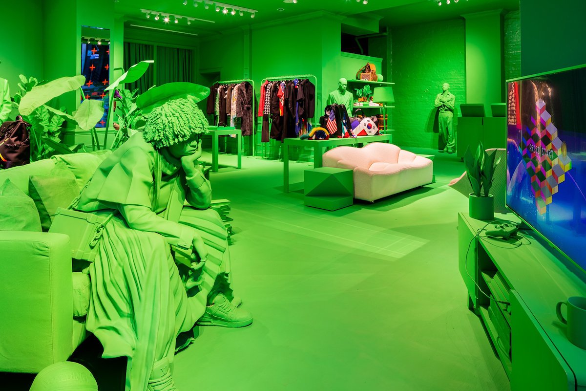 Louis Vuitton Open Neon Green NYC Pop-Up Store – PAUSE Online | Men&#39;s Fashion, Street Style ...