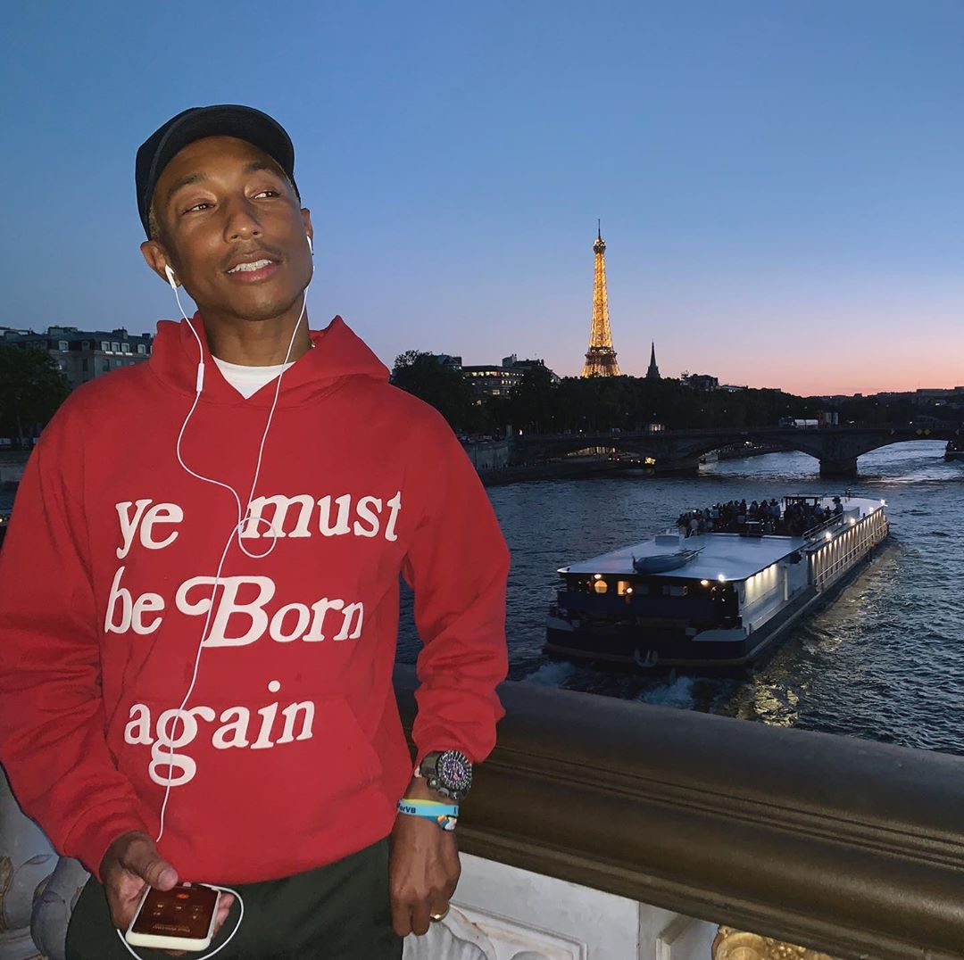 SPOTTED: Pharrell Williams Explores Paris in Cactus Plant Flea Market