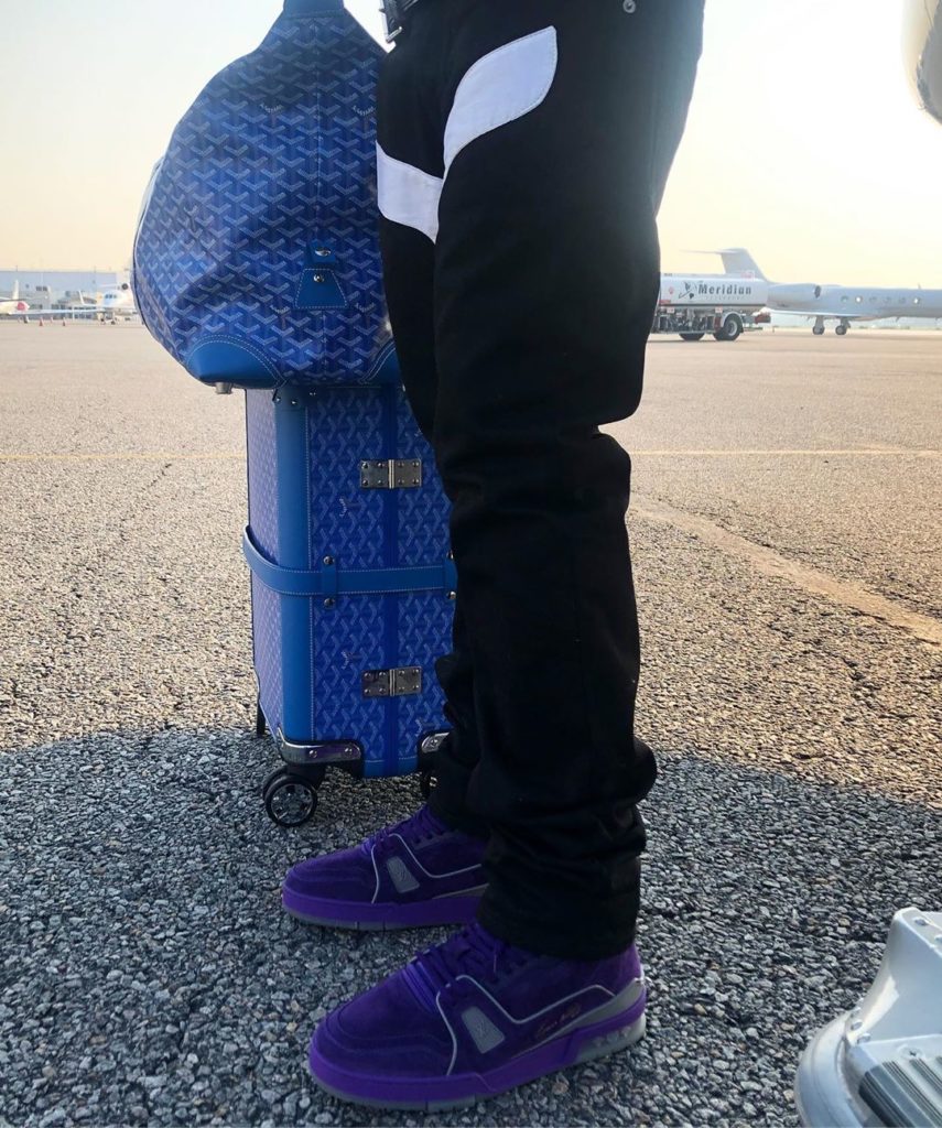 SPOTTED Lil Uzi Vert Flaunts Goyard Bag Collection & LV Sneakers