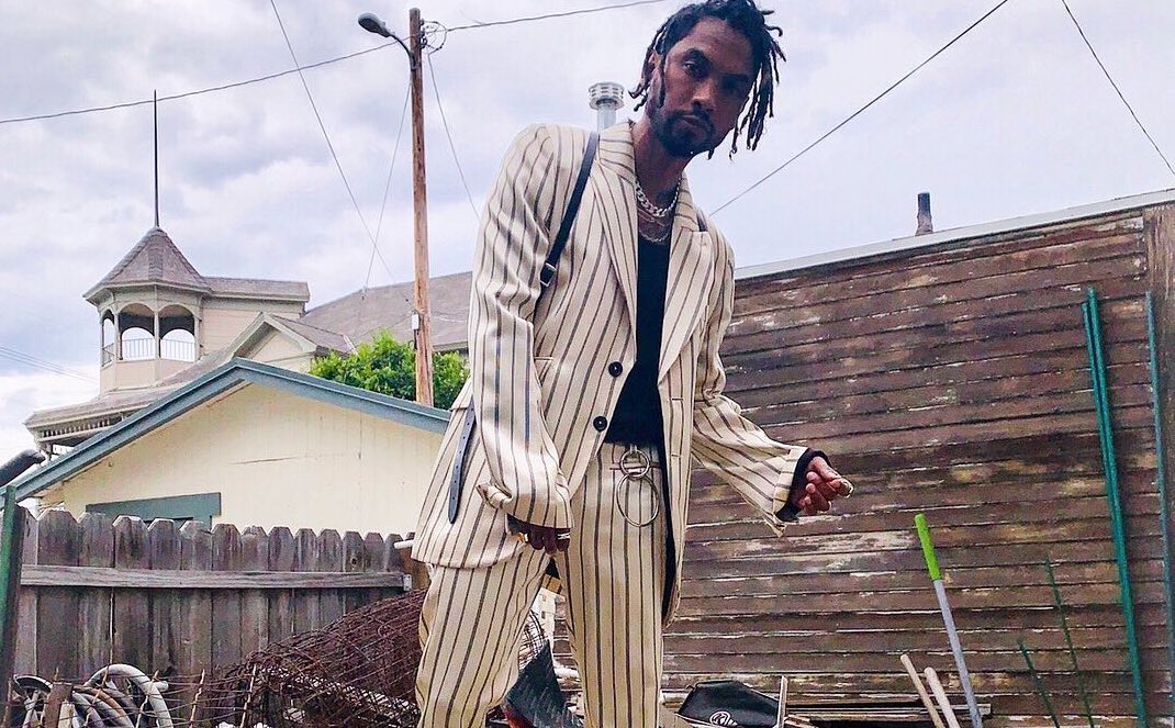 SPOTTED: Miguel Suited & Booted in Ann Demeulemeester Suit