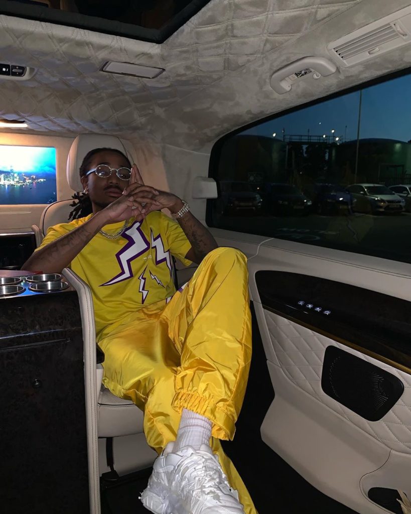 quavo platform bootie
