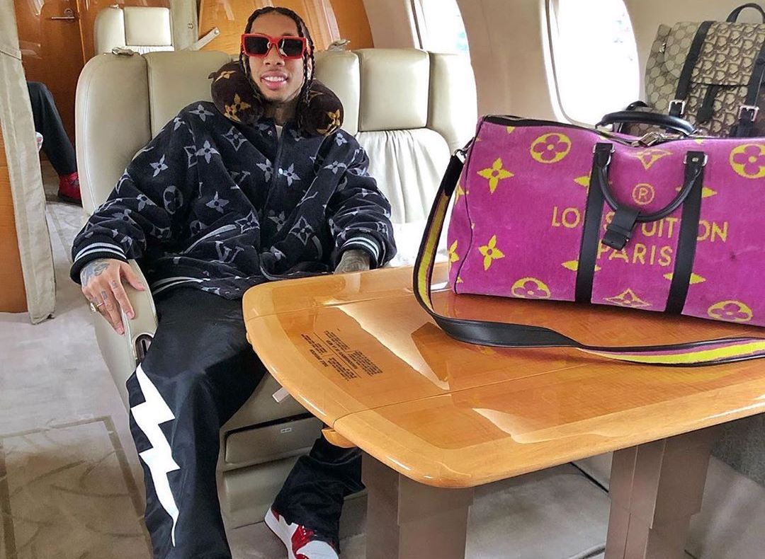 SPOTTED: Tyga Goes All Out in Custom Louis Vuitton