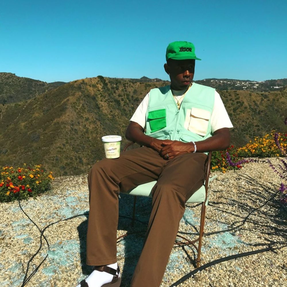 SPOTTED Tyler, The Creator Goes Green for New Ice Cream Drop PAUSE