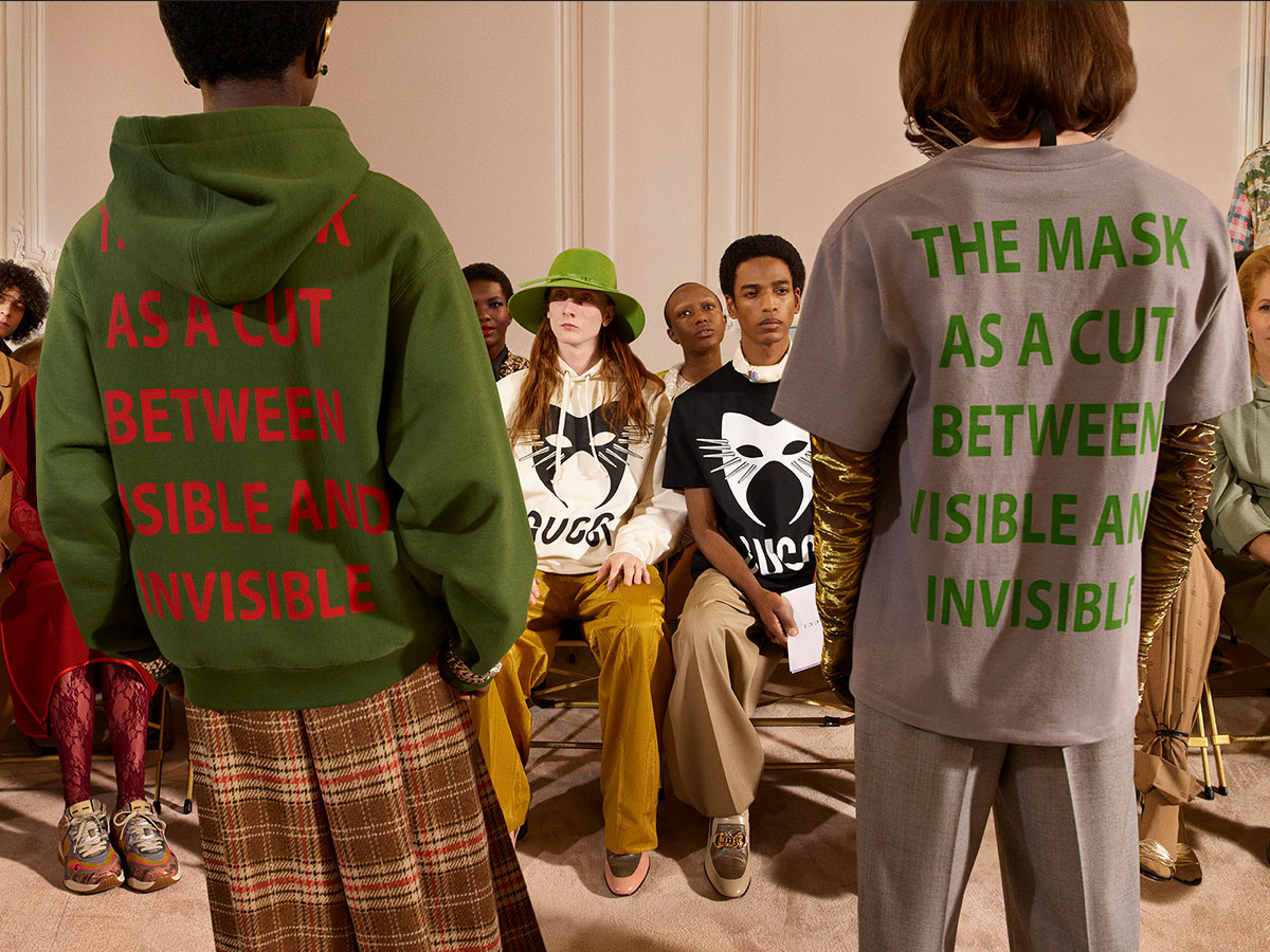 Gucci Drops Printed Gucci Manifesto Sweatshirts and T-shirts