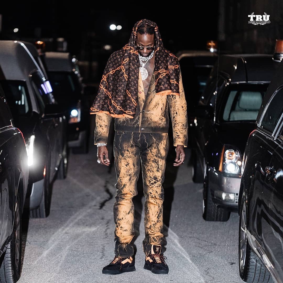 SPOTTED: 2Chainz Hits Video Set in Marc Jacques Burton & Louis Vuitton