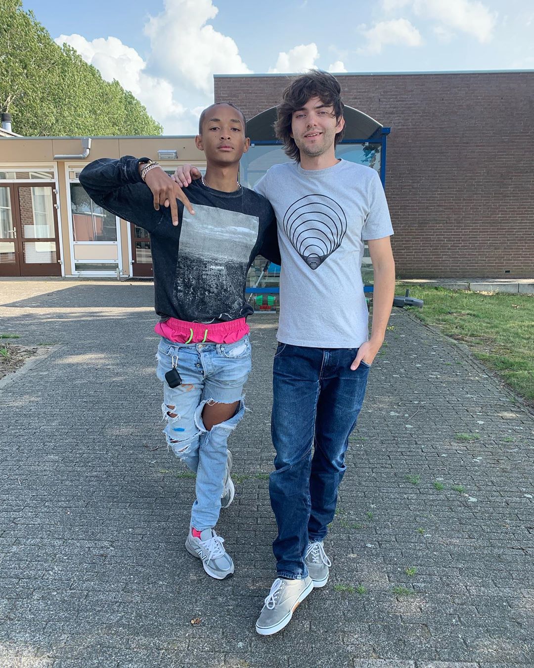 SPOTTED: Jaden Smith in 490tx T-Shirt & New Balance Trainers