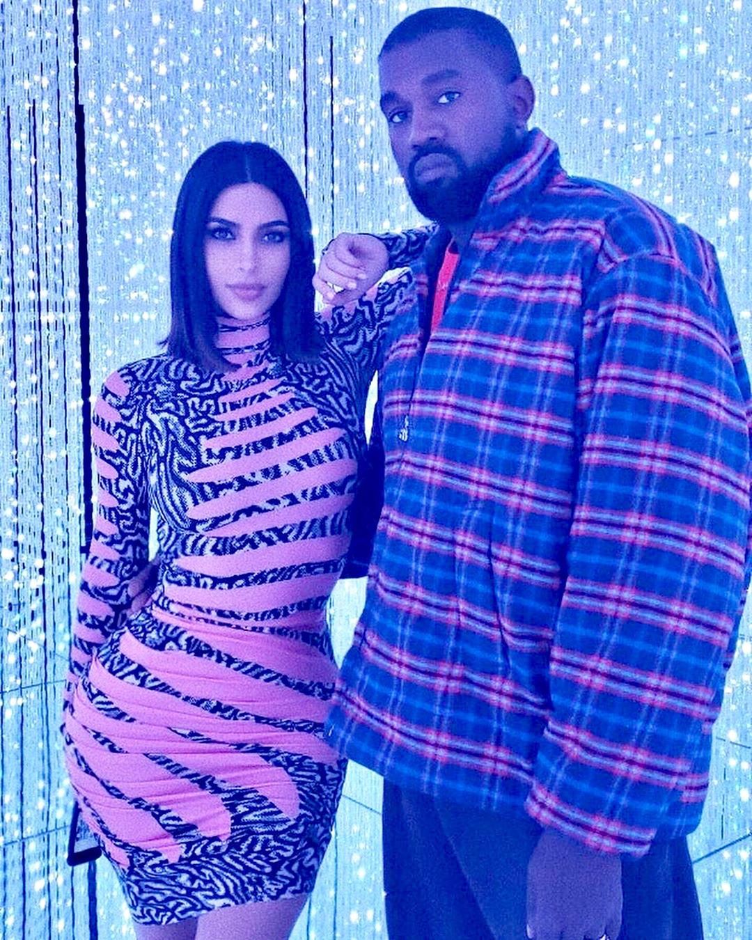 SPOTTED: Kanye West & Kim Kardashian visit teamLab Borderless, Tokyo