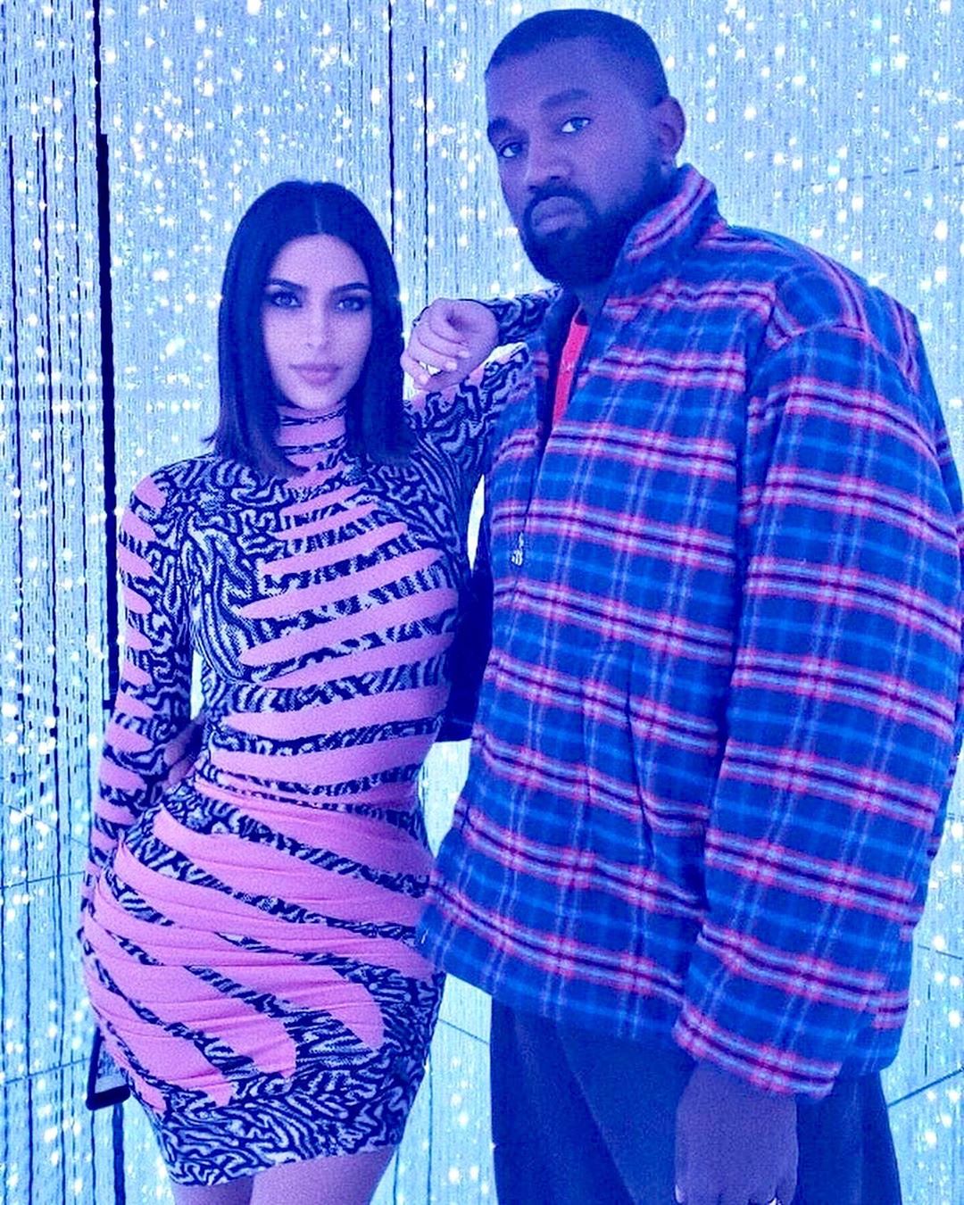 Spotted Kanye West Kim Kardashian Visit Teamlab Borderless Tokyo Pause Online Men S Fashion Street Style Fashion News Streetwear