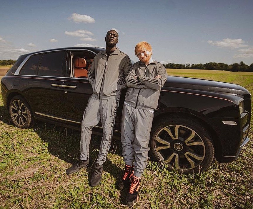 SPOTTED: Stormzy & Ed Sheeran in Matching adidas Tracksuits – Online | Men's Fashion, Street Style, Fashion News & Streetwear