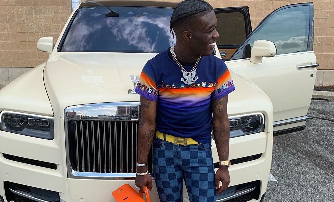 SPOTTED: Lil Uzi Vert Louis Vuitton’d Out In Front Of His Rolls Royce