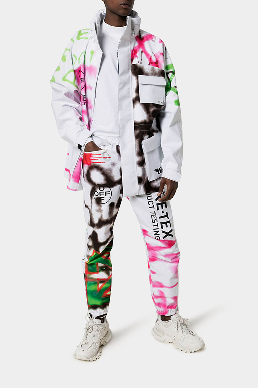 PAUSE or Skip: Off-White™’s Graffiti-Covered GORE-TEX Skiwear Two-Piece ...