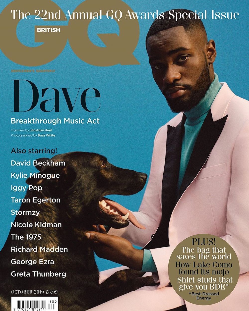 David Beckham, Stormzy, Dave, Kylie & more Cover GQ’s 2019 Award Issue