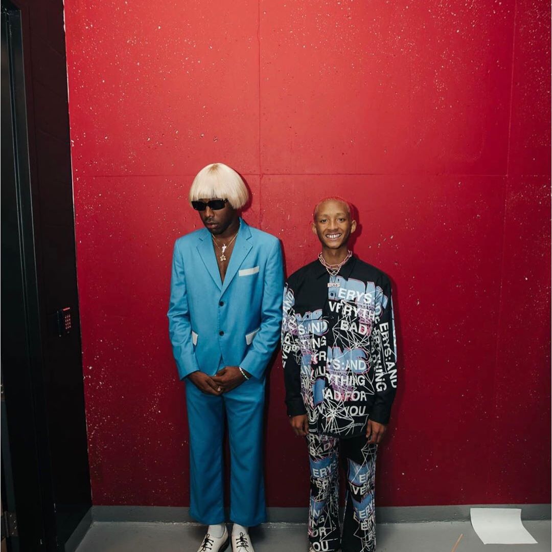 SPOTTED: Tyler, The Creator & Jaden Smith Backstage in MSFTSrep