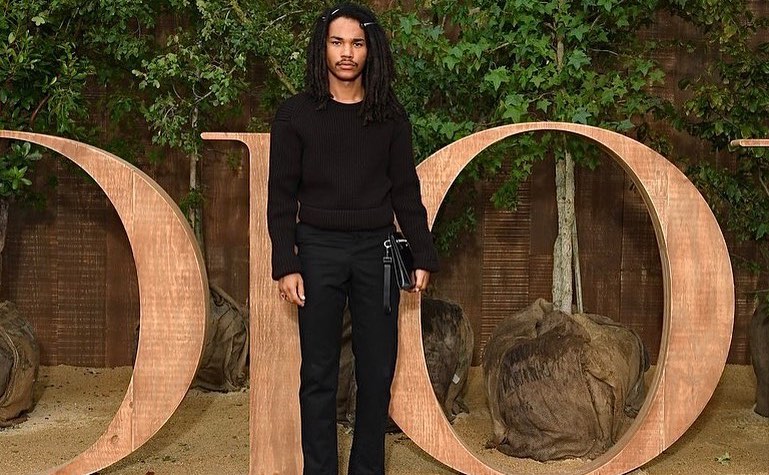 SPOTTED: Luka Sabbat Does All-Black At Dior’s PFW Show